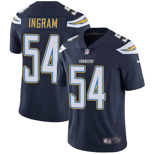 Nike Chargers #54 Melvin Ingram Navy Blue Team Color Men's Stitched NFL Vapor Untouchable Limited Jersey - Click Image to Close